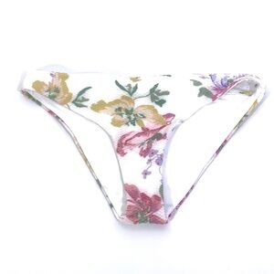 Chelsea28 White Floral Bikini Bottom S